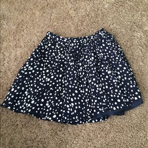 Blue skirt